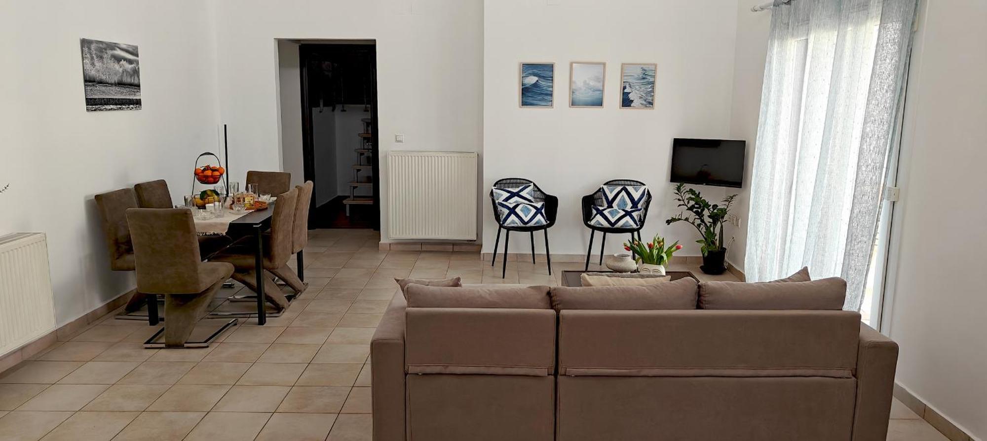 Sunshine House Apartment Ermoupoli Bagian luar foto